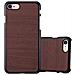 Custodia Compatibile Con Apple Iphone 7 / 7s / 8 / Se 2020 In Wooden Caffè - Coperchio Protettivo In Silicone Tpu Flessibile - Foto miniatura 5