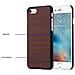 Custodia Compatibile Con Apple Iphone 7 / 7s / 8 / Se 2020 In Wooden Caffè - Coperchio Protettivo In Silicone Tpu Flessibile - Foto miniatura 7