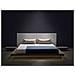 Letto Matrimoniale Con Testata In Pelle Sintetica Marrone Con Led 160 X 200 Cm Zen - Foto miniatura 6