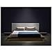 Letto Matrimoniale Con Testata In Pelle Sintetica Marrone Con Led 160 X 200 Cm Zen - Foto miniatura 11