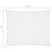 Parasole a Vela in Tessuto Oxford Rettangolare 2x4m Bianco - Foto miniatura 6