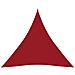 Parasole a Vela in Tessuto Oxford Triangolare 6x6x6 m Rosso - Foto miniatura 1