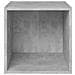 Mobili Porta TV 2pz Grigio Cemento 37x35x37cm Legno Multistrato - Foto miniatura 7
