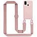 Catena Di Telefoni Cellulari Compatibile Con Samsung Galaxy M21 / M30s In Liquid Rosa - Coperchio Di Protezione In Silicone Con Cordino Regolabile In Lunghezza - Foto miniatura 1