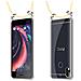 Catena Di Telefoni Cellulari Compatibile Con Htc Desire 10 Lifestyle / Desire 825 In Crema Beige - Coperchio Protettivo In Silicone Con Anelli D'argento, Cinturino In Corda E Custodia Staccabile - Foto miniatura 7