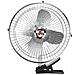 2 In 1 12v Auto Clip On Fan Mini 2 Velocità Cooler Basso Rumore Auto Condizionatore D'aria Desk Fan 10inch - Foto miniatura 1