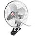 2 In 1 12v Auto Clip On Fan Mini 2 Velocità Cooler Basso Rumore Auto Condizionatore D'aria Desk Fan 10inch - Foto miniatura 4