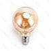 Lampadina Led Filamento Ambrata G95 8w Attacco E27 650 Lumen 2200k Luce Calda D95h135mm Angolo 360 Equivale A 51w Incadescenza - Foto miniatura 1