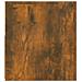 Comodini 2 pz con Luci LED Rovere Fumo 60x35x40 cm - Foto miniatura 5