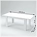 Tavolo Allungabile Nanni, Consolle Allungabile Fino A 10 Posti, Consolle Estensibile 100% Made In Italy, Cm 140/190x90h75, Ardesia - Foto miniatura 3