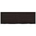 Piano Bagno Marrone Scuro 120x40x (2-4) cm Legno Trattato - Foto miniatura 10