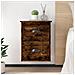 Comodini A Parete 2 Pz Rovere Fumo 41,5x36x53 Cm - Foto miniatura 1