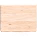Piano Bagno 40x30x (2-6) cm in Legno Massello Non Trattato - Foto miniatura 5