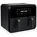 01.182068.01.001 friggitrice Doppia 8 L Indipendente 2400 W Friggitrice ad aria calda Nero - Foto miniatura 1