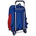 Trolley Per La Scuola Azzurro Rosso Granato 32 X 44 X 16 Cm - Foto miniatura 3