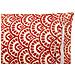 Cuscino Decorativo Rhus Cotone 45 X 45 Cm Geometrico Stampa A Blocchi Rosso - Foto miniatura 2