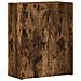 Schedario Rovere Fumo 60x32x77,5 Cm In Legno Multistrato - Foto miniatura 2