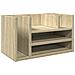 Organizer Scrivania Rovere Sonoma 44,5x24x25 Legno Multistrato - Foto miniatura 2