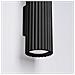 Lampada A Parete Karbon 30 Nero Sl. 1577 - Minimalista Lampada Da Parete Nero 30x6.5x8.5 Cm - Foto miniatura 6