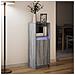 Credenza con LED Grigio Sonoma 38x34x100cm in Legno Multistrato - Foto miniatura 4