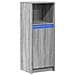 Credenza con LED Grigio Sonoma 38x34x100cm in Legno Multistrato - Foto miniatura 5