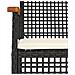 Set Da Pranzo Da Giardino 3 Pz Con Cuscini Nero In Polyrattan - Foto miniatura 3