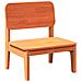 Sedia Da Giardino Marrone Cera 60x52,5x72cm Legno Massello Pino - Foto miniatura 2