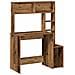 Scrivania Mensole Legno Vecchio 100x45x140 cm Legno Multistrato - Foto miniatura 1
