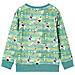 Felpa da Bambino Verde Chiaro Mélange 116 - Foto miniatura 2