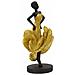 Scultura Ballerina 5 - Oro - Poliresina - 16,5x15x36 Cm - Foto miniatura 2