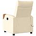Poltrona Reclinabile Massaggiante Elettrica Crema in Tessuto - Foto miniatura 7