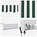 Tenda Retrattile Automatica Verde e Bianca 350x250 cm, Tessuto di ricambio per tende  per telaio 3.5x2.5 m Verde e Bianco - Foto miniatura 8