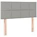 Giroletto a Molle con Materasso Grigio Chiaro 120x200cm Tessuto - Foto miniatura 6