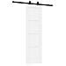 "Porta Scorrevole  con Set di Ferramenta ""ORKDAL"" in Legno Massello di Pino Bianco, Porta Interna 'ORKDAL'in Bianco 61x198,5x4 cm in Legno Massello di Pino" - Foto miniatura 6