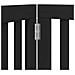 Cancello Cani Porta Pieghevole Nero 15 Pannelli 750 cm Pioppo - Foto miniatura 8