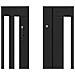 Cancello Cani Porta Pieghevole Nero 15 Pannelli 750 cm Pioppo - Foto miniatura 9