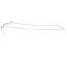 Tenda da Sole Bianco 4,5 × 3,5 m Metallo - Foto miniatura 5