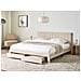 Letto Con Cassetti Contenitori Velluto Lonzac 180 X 200 Cm Beige - Foto miniatura 1