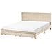 Letto Con Cassetti Contenitori Velluto Lonzac 180 X 200 Cm Beige - Foto miniatura 3