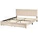Letto Con Cassetti Contenitori Velluto Lonzac 180 X 200 Cm Beige - Foto miniatura 4