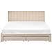 Letto Con Cassetti Contenitori Velluto Lonzac 180 X 200 Cm Beige - Foto miniatura 5