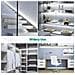 Striscia Led Neon Monocolore Dimmerabile Al Tocco Usb - Bianco Neutro 4000k Con Adesivo  5 M - Foto miniatura 7