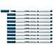 Pen 68 brush - Pennarello Premium con punta a pennello - Confezione da 10 - Blu Turchese - Foto miniatura 1