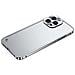 Elegante Custodia Bumper In Alluminio Argento Con Fibbia A Cavalluccio Marino, Non Magnetica, Compatibile Con Iphone 17 Pro Max - Foto miniatura 1