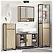 Mobile da Bagno Sonoma 40 x 30 x 180 cm Legno multistrato - Foto miniatura 2
