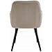 Sedia WAAV - Elegante velluto beige scuro per soggiorno, cucina, sala da pranzo - Foto miniatura 5