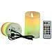 Candela Led Ricaricabile Senza Fiamma Con Telecomando - 7.5x18cm, Effetto Fiamma Oscillante - Foto miniatura 1