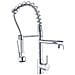 Rubinetto per lavello da cucina, Blackswan, tipo M116 con 2 modalità, cromo /bianco, 47 cm - Foto miniatura 1