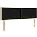Testiera LED con luci a strisce a LED Crema 144 cm Poliestere - Foto miniatura 7
