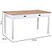 Tavolo In Legno Bianco 150x80x78h - Foto miniatura 4